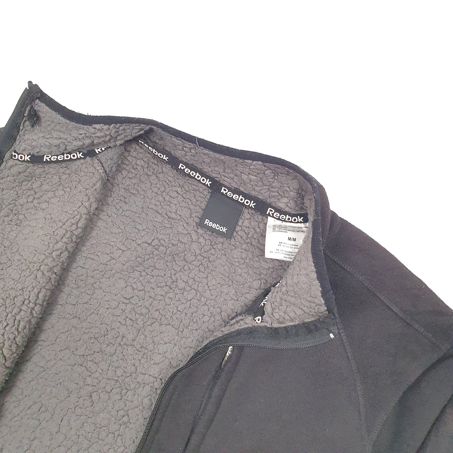 Reebok Full Zip Fleece L Black