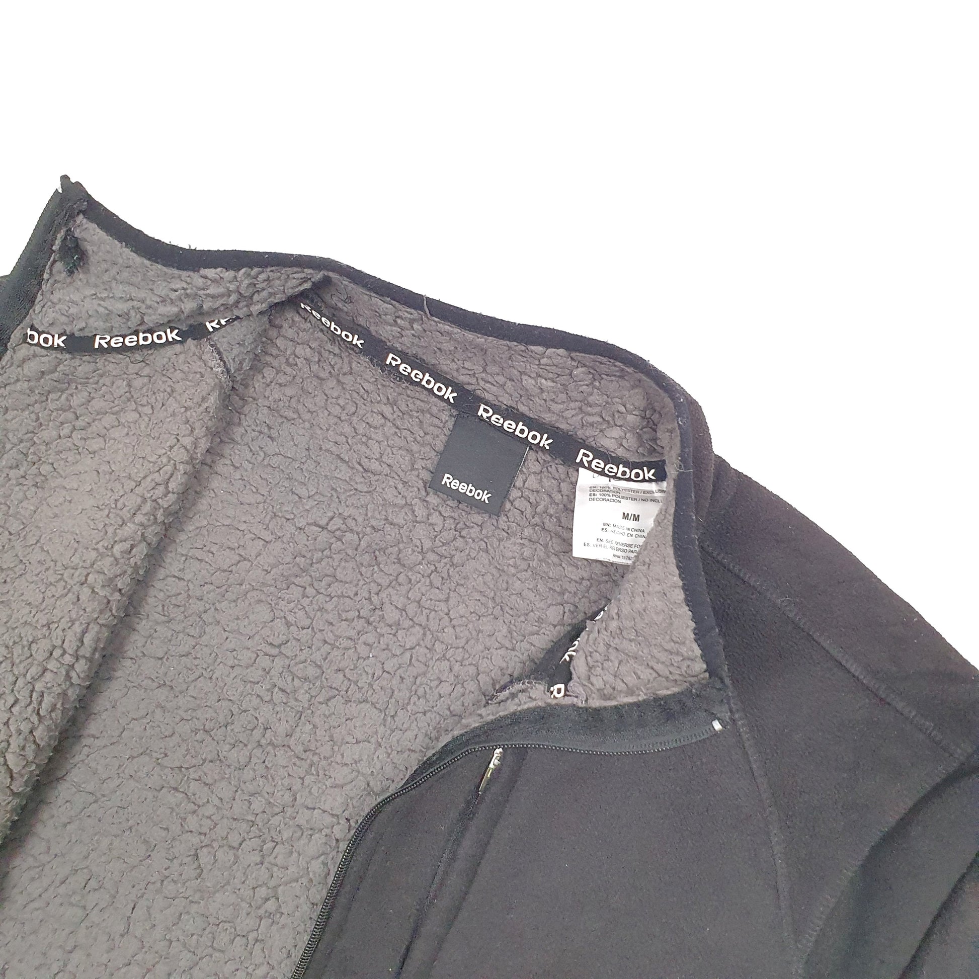 Reebok Full Zip Fleece L Black