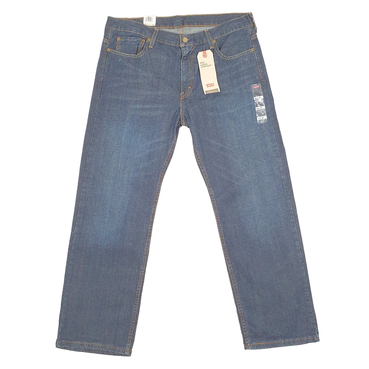 Levis 569 Loose Fit New With Tags Jeans W36 L30 Blue