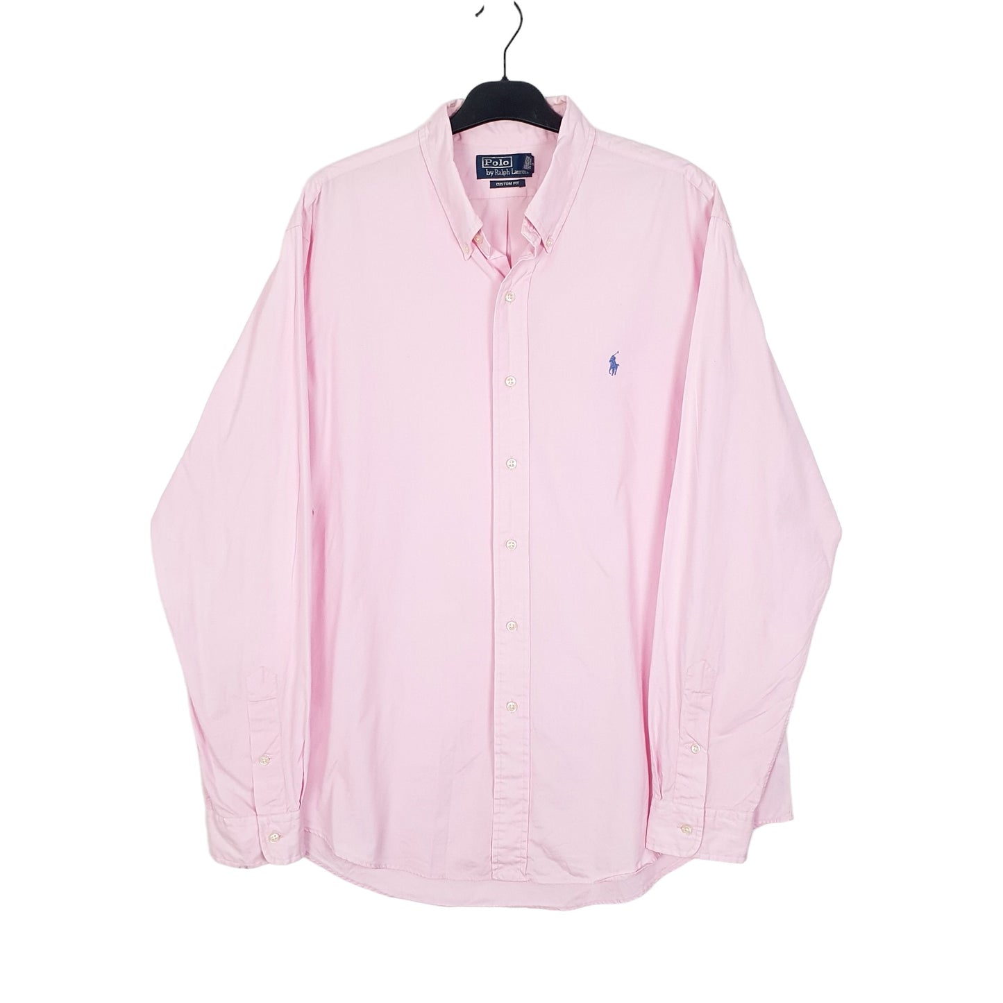 Ralph Lauren Long Sleeve Custom Fit Shirt Pink