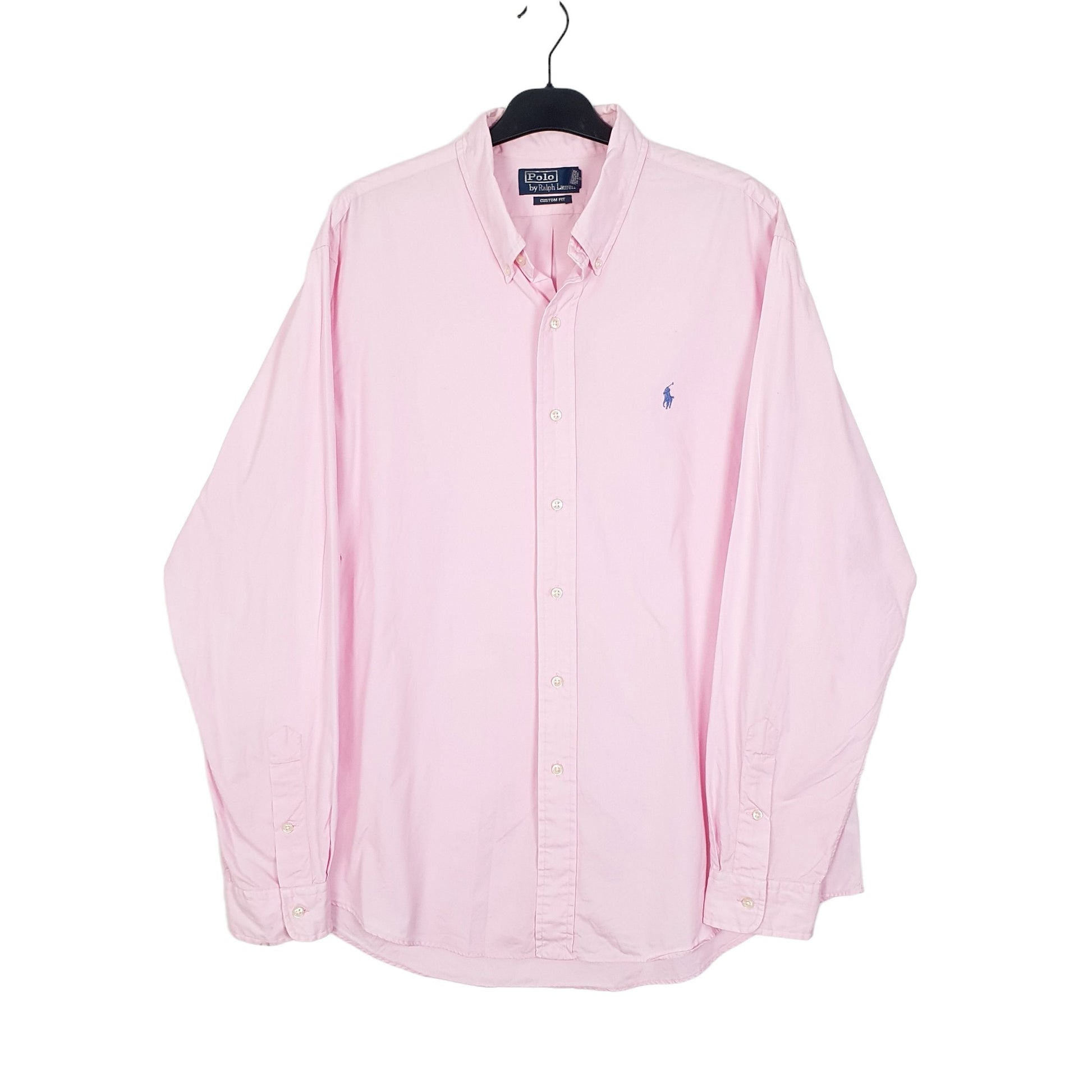 Ralph Lauren Long Sleeve Custom Fit Shirt Pink