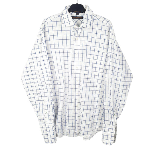 Tommy Hilfiger Long Sleeve Regular Fit Check Shirt White