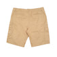 Mens Beige Iron Flex Combat Cargo Shorts