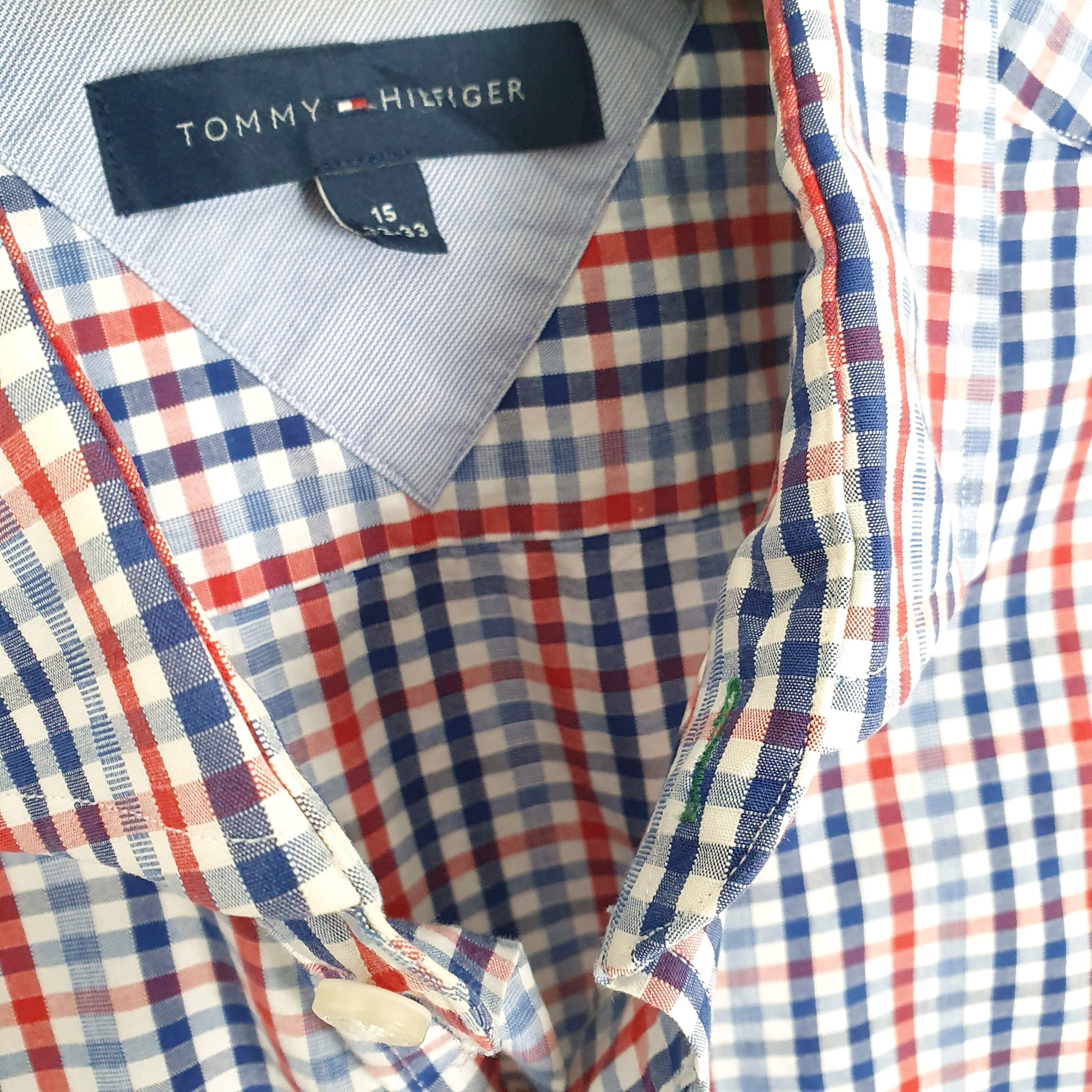 Tommy Hilfiger Long Sleeve Slim Fit Check Shirt White