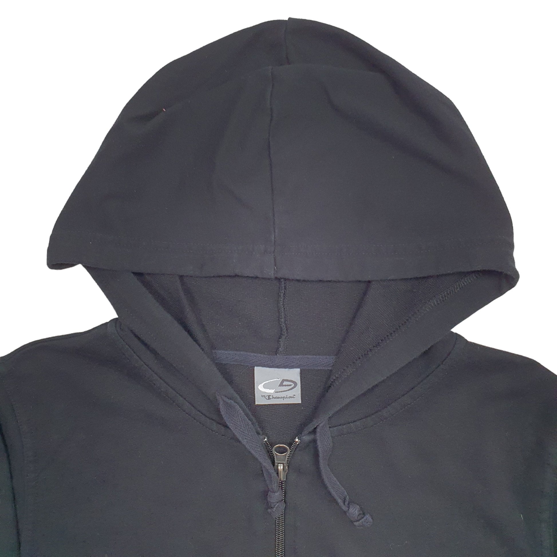 Mens Black Champion  Full Zip Jumper
