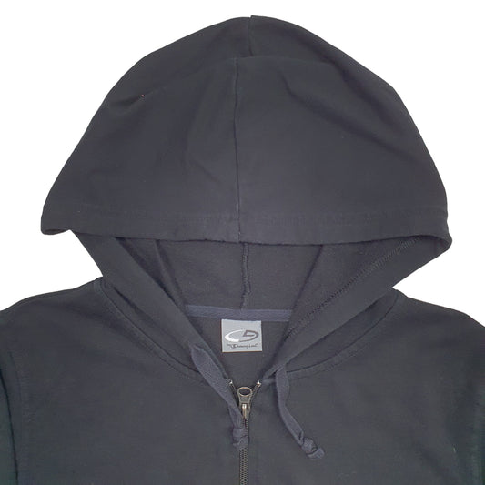 Mens Black Champion  Full Zip Jumper
