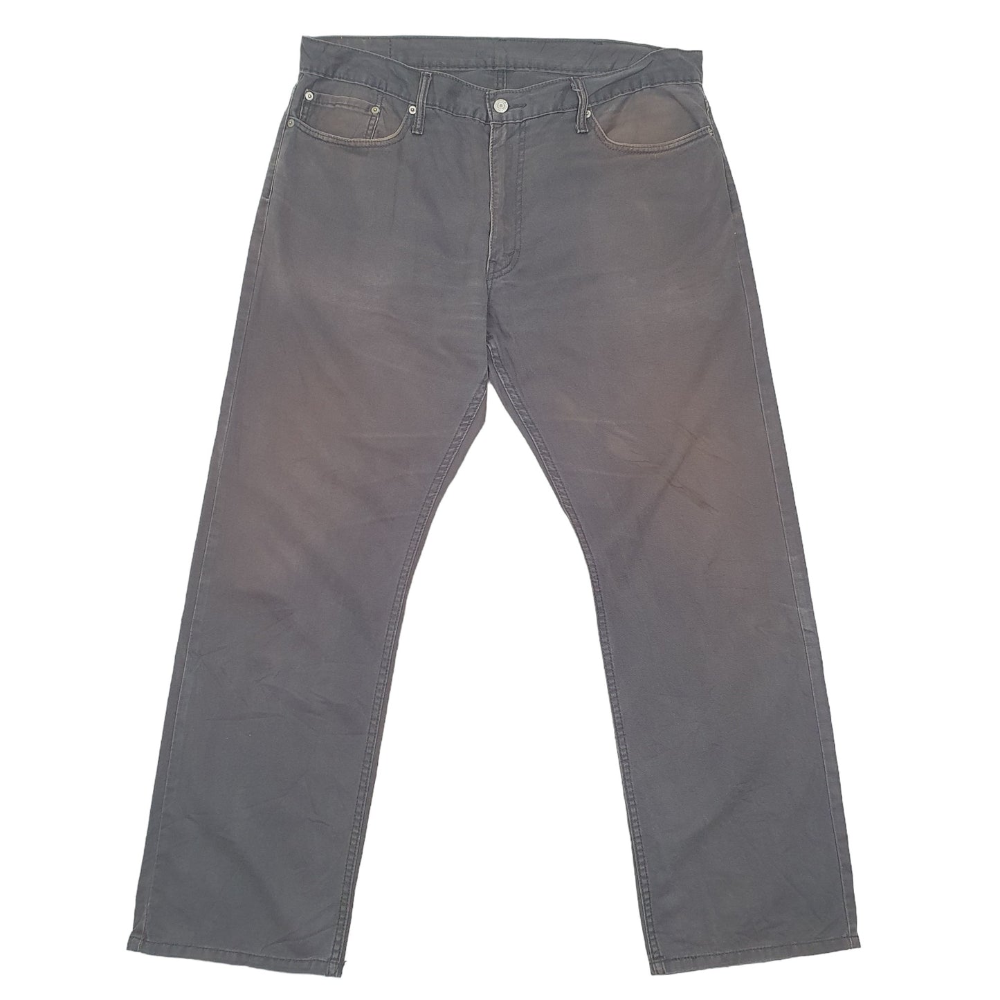 Mens Grey Levis 514 Trousers Chino Trousers