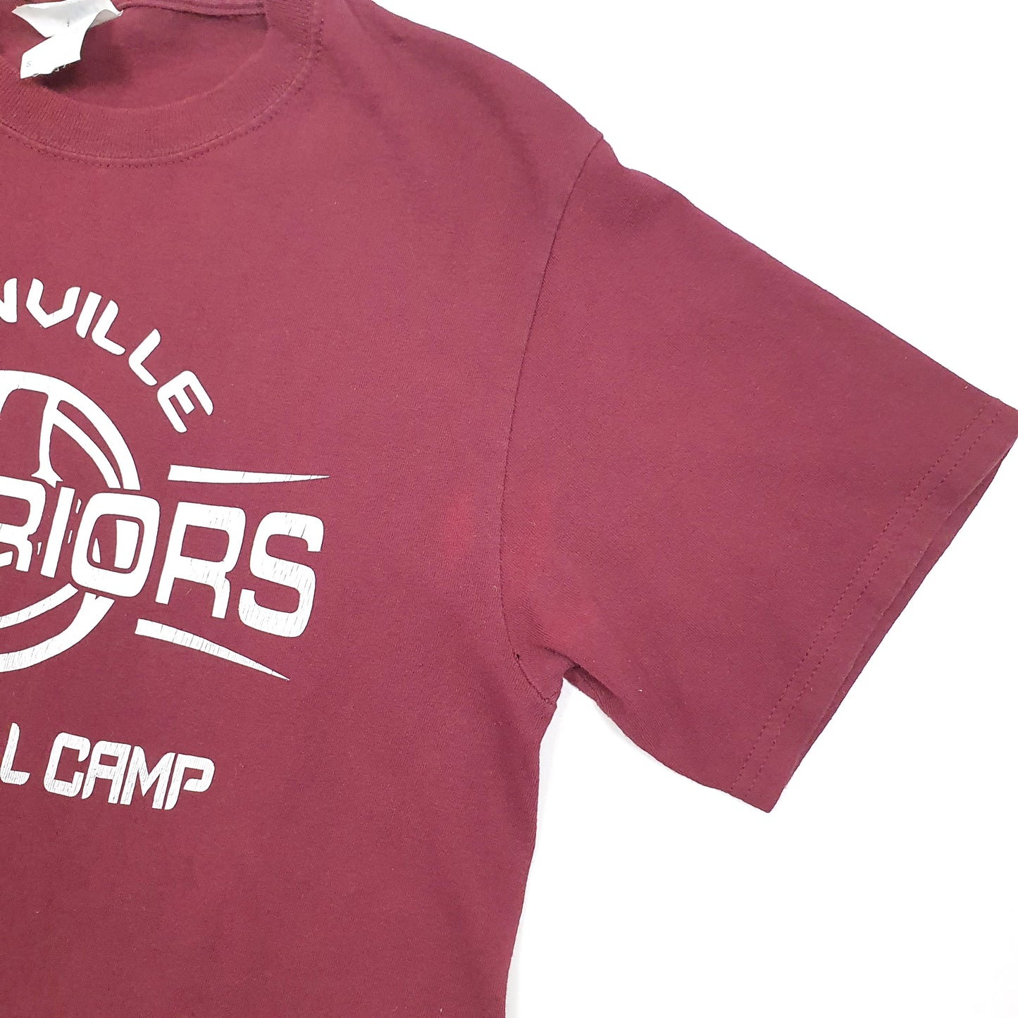 Port & Company USA Volleyball Warriors Short Sleeve T Shirt Burgundy