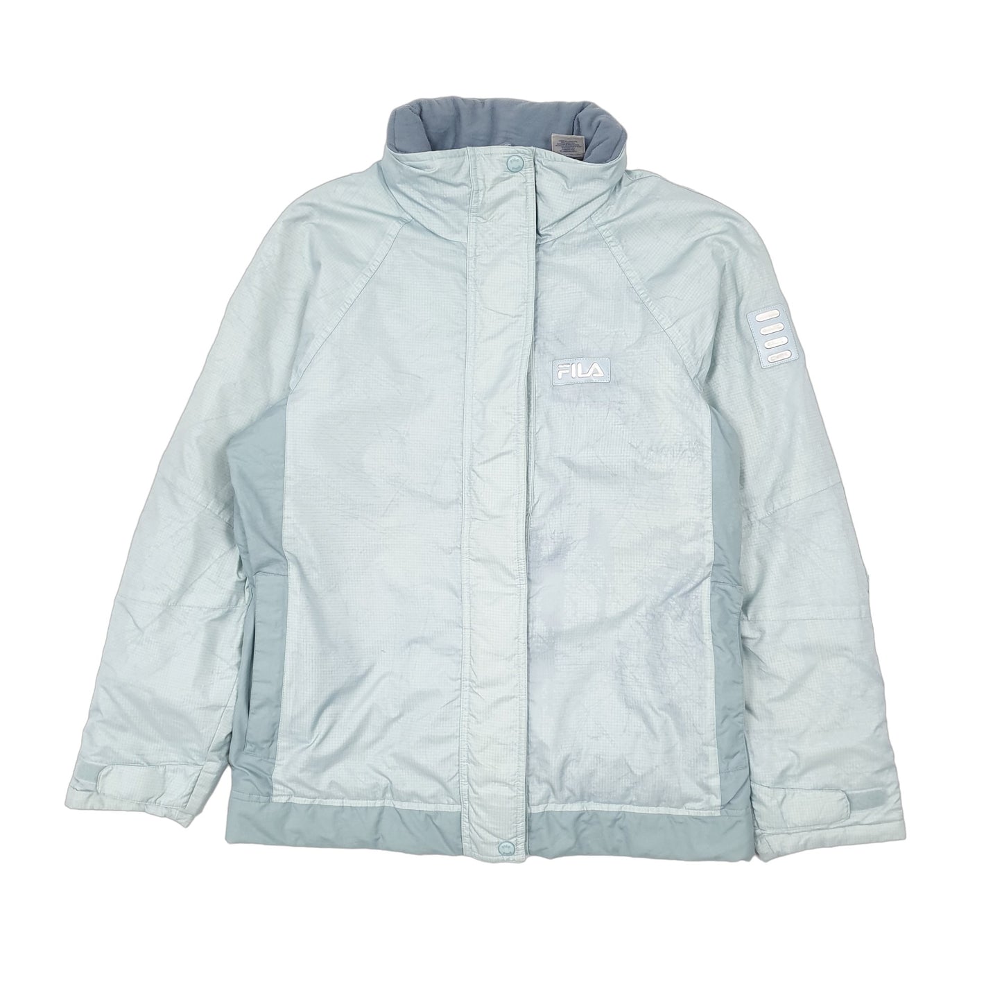 Womens Blue Fila Padded Ski  Coat