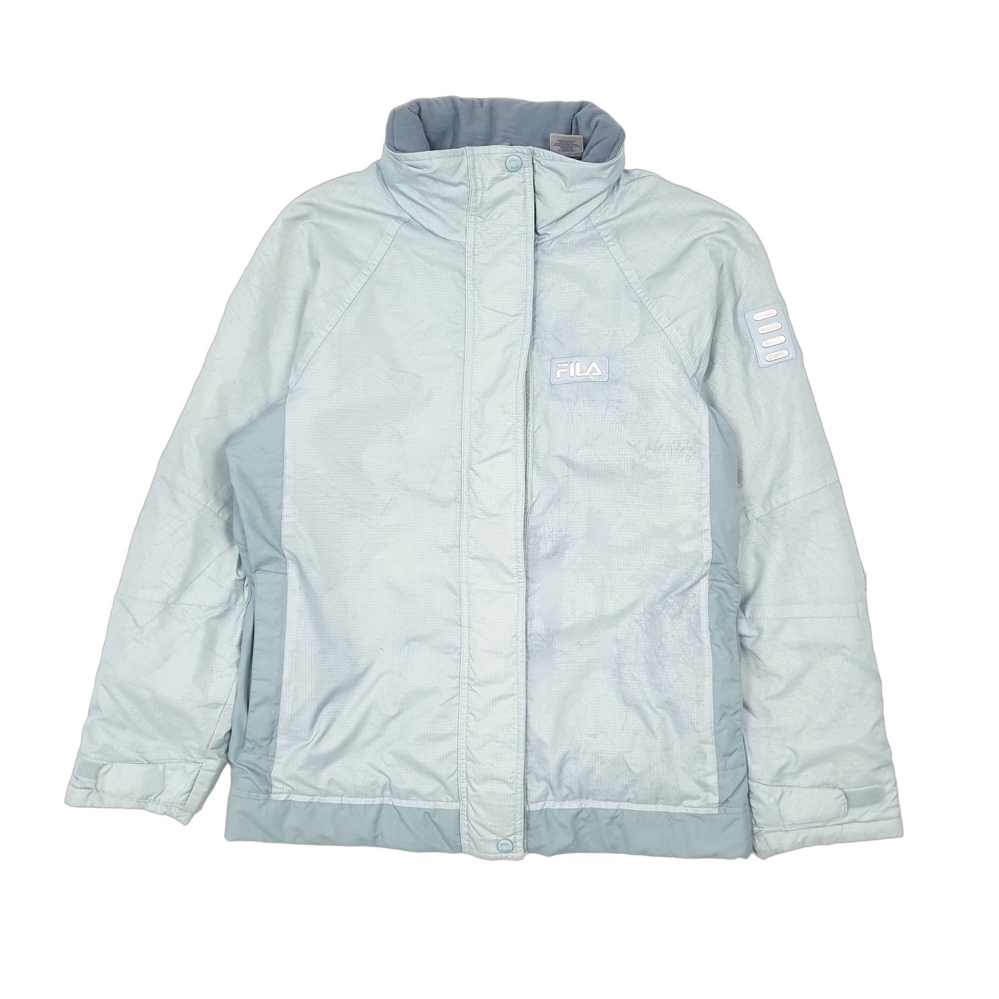 Womens Blue Fila Padded Ski  Coat