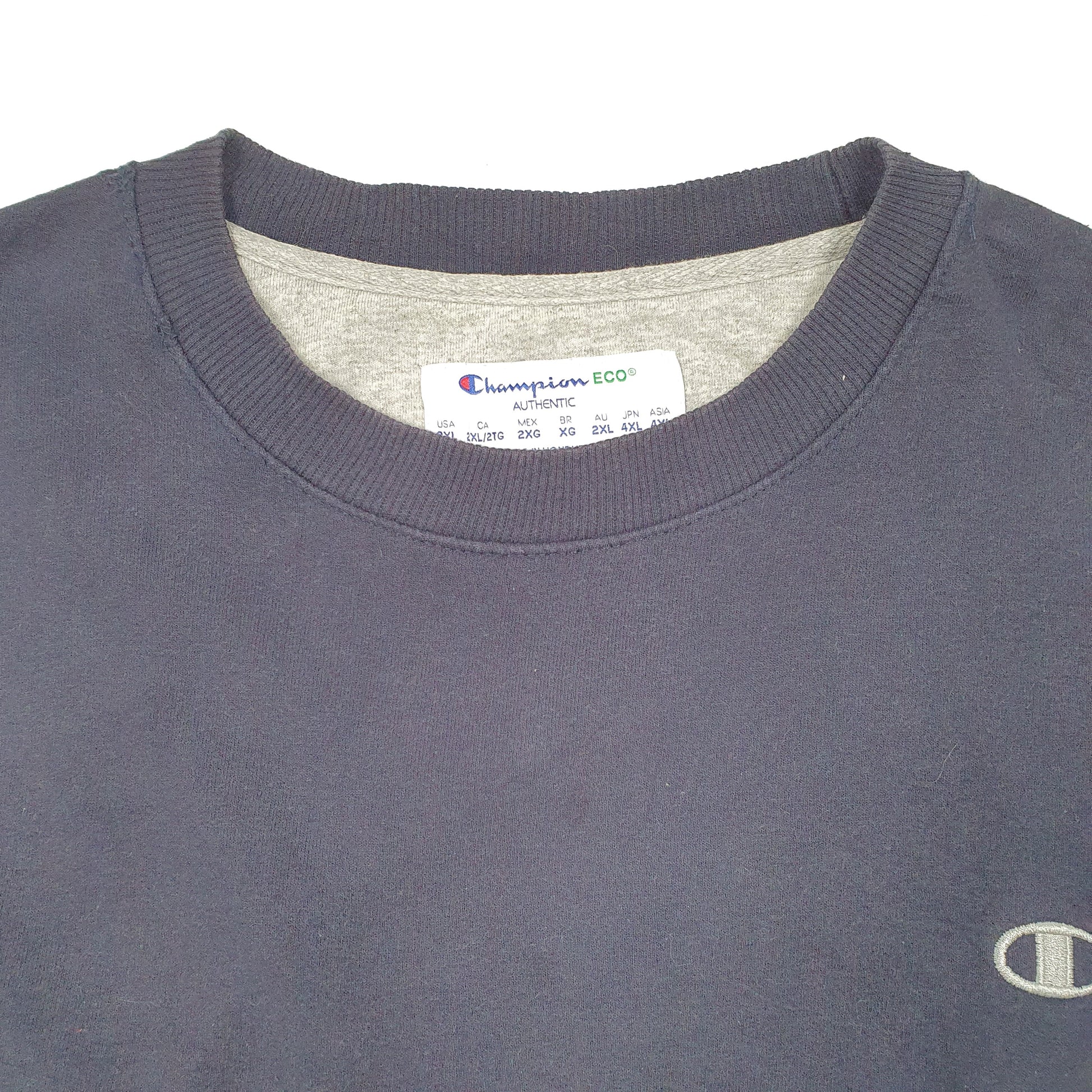 Mens Navy Champion  Crewneck Jumper