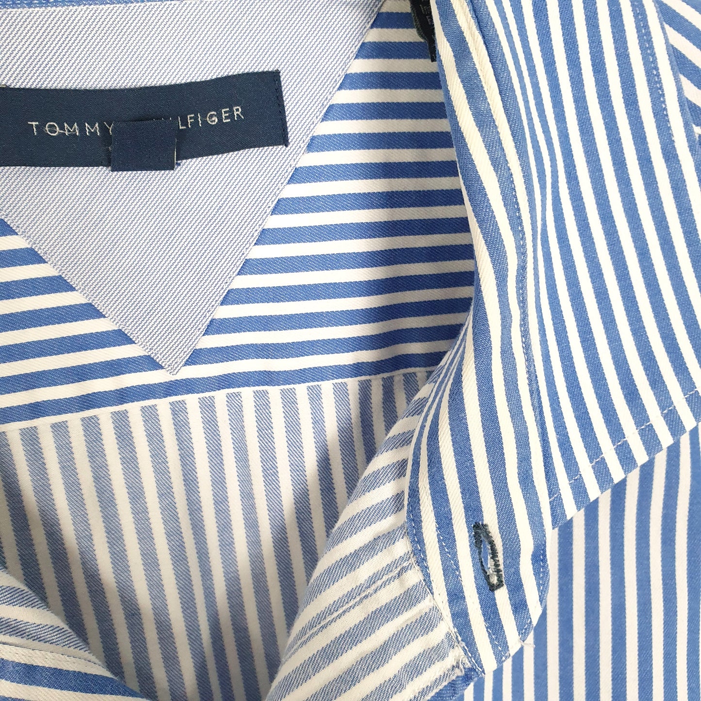 Tommy Hilfiger Long Sleeve Regular Fit Striped Shirt Blue