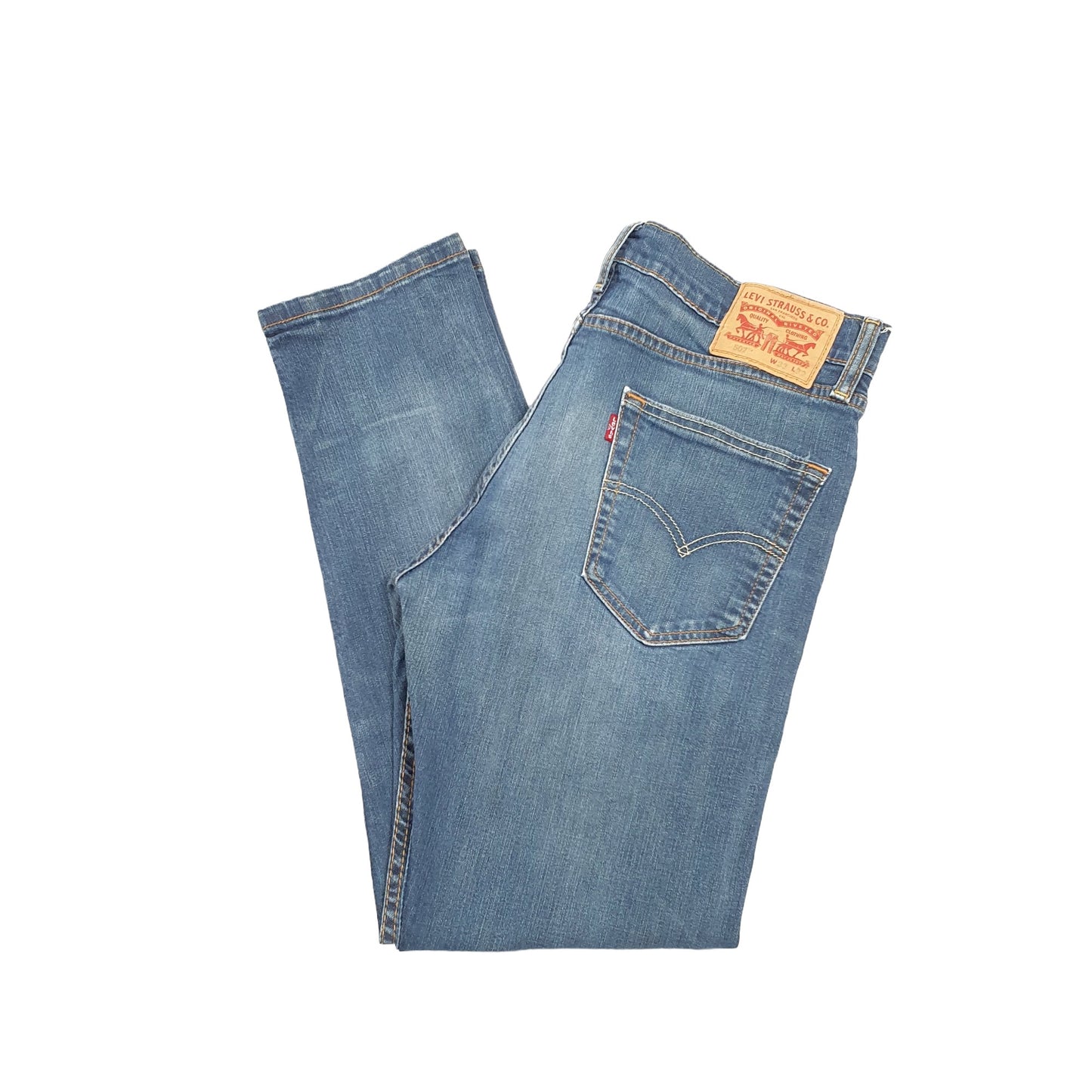 Levis 502 Regular Fit Tapered Jeans W33 L29 Blue