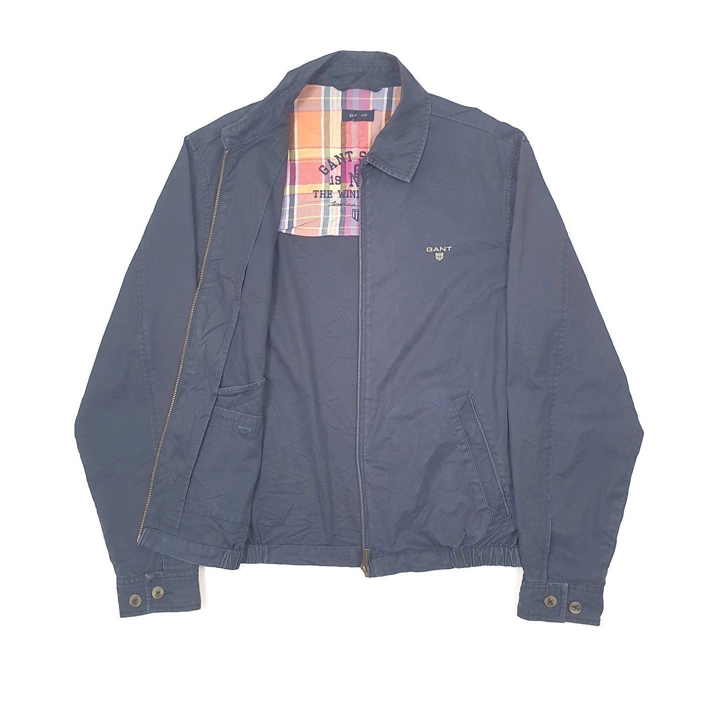 Mens GANT Harrington Jacket Navy