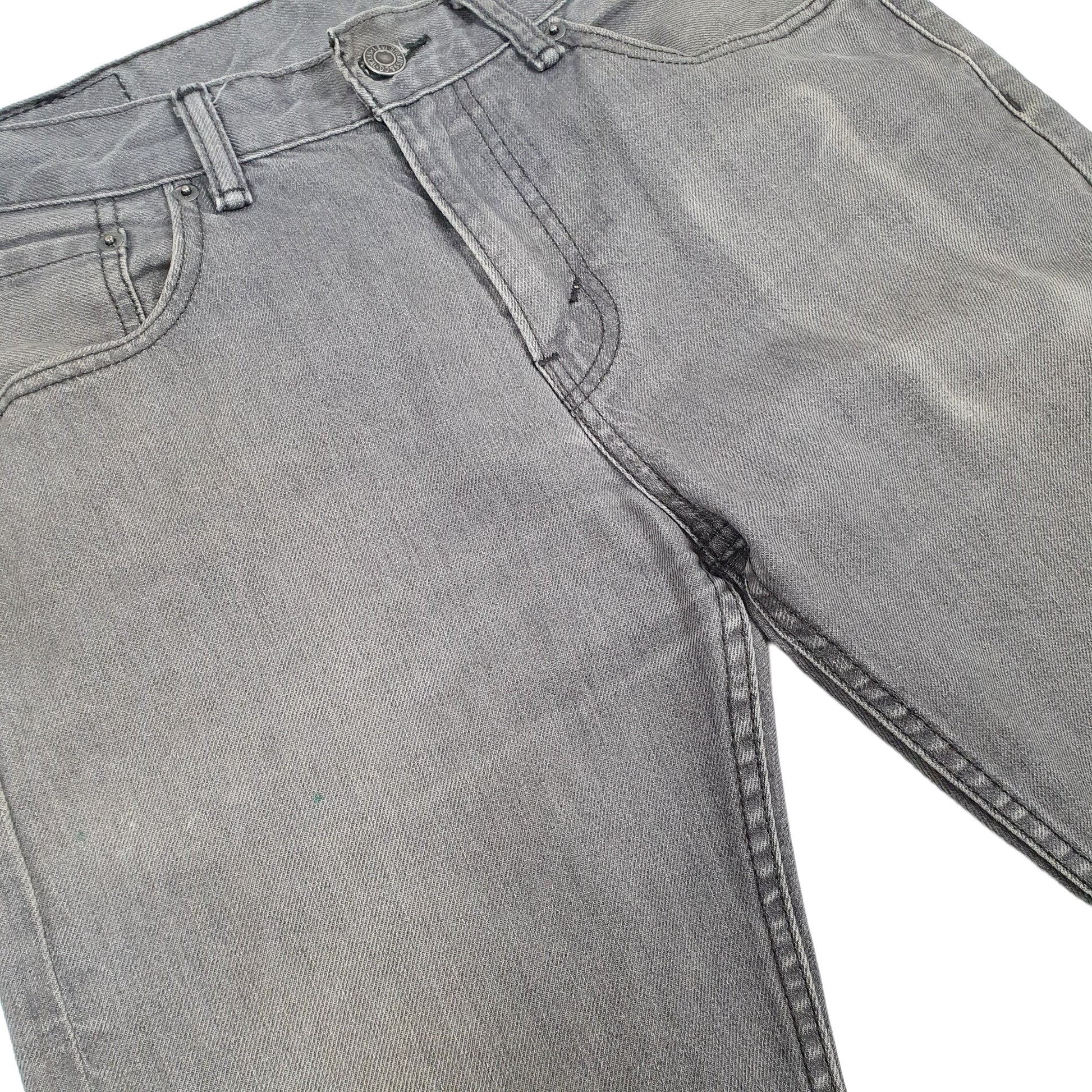 Levis 508 Tapered Fit Jeans W29 L30 Grey
