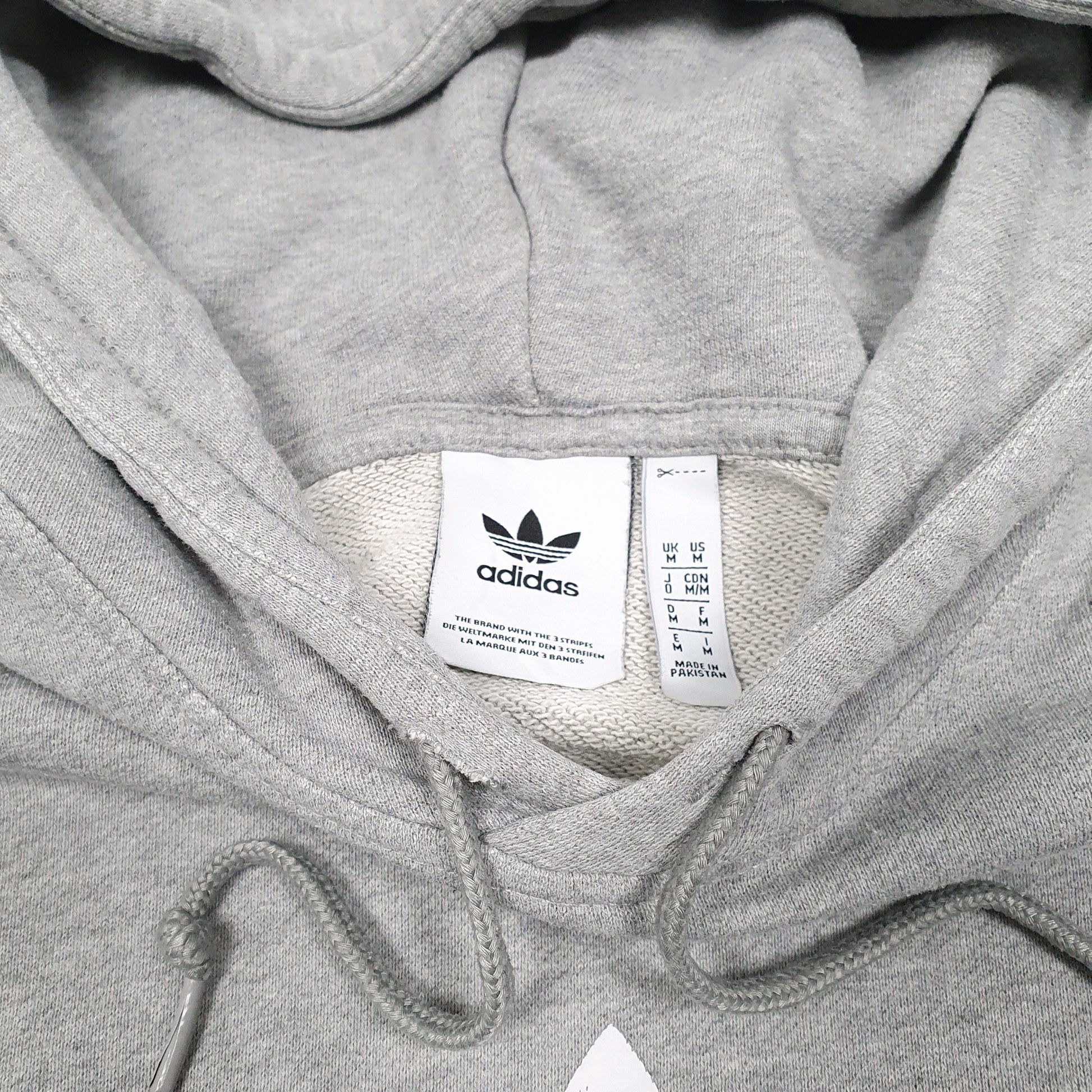 Mens Grey Adidas  Hoodie Jumper