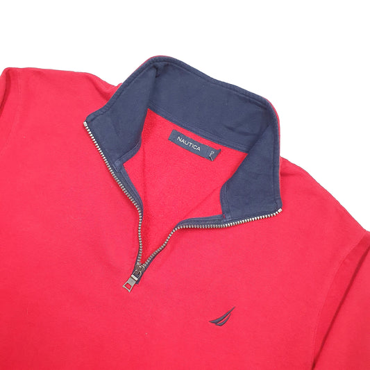 Nautica Quarter Zip Red