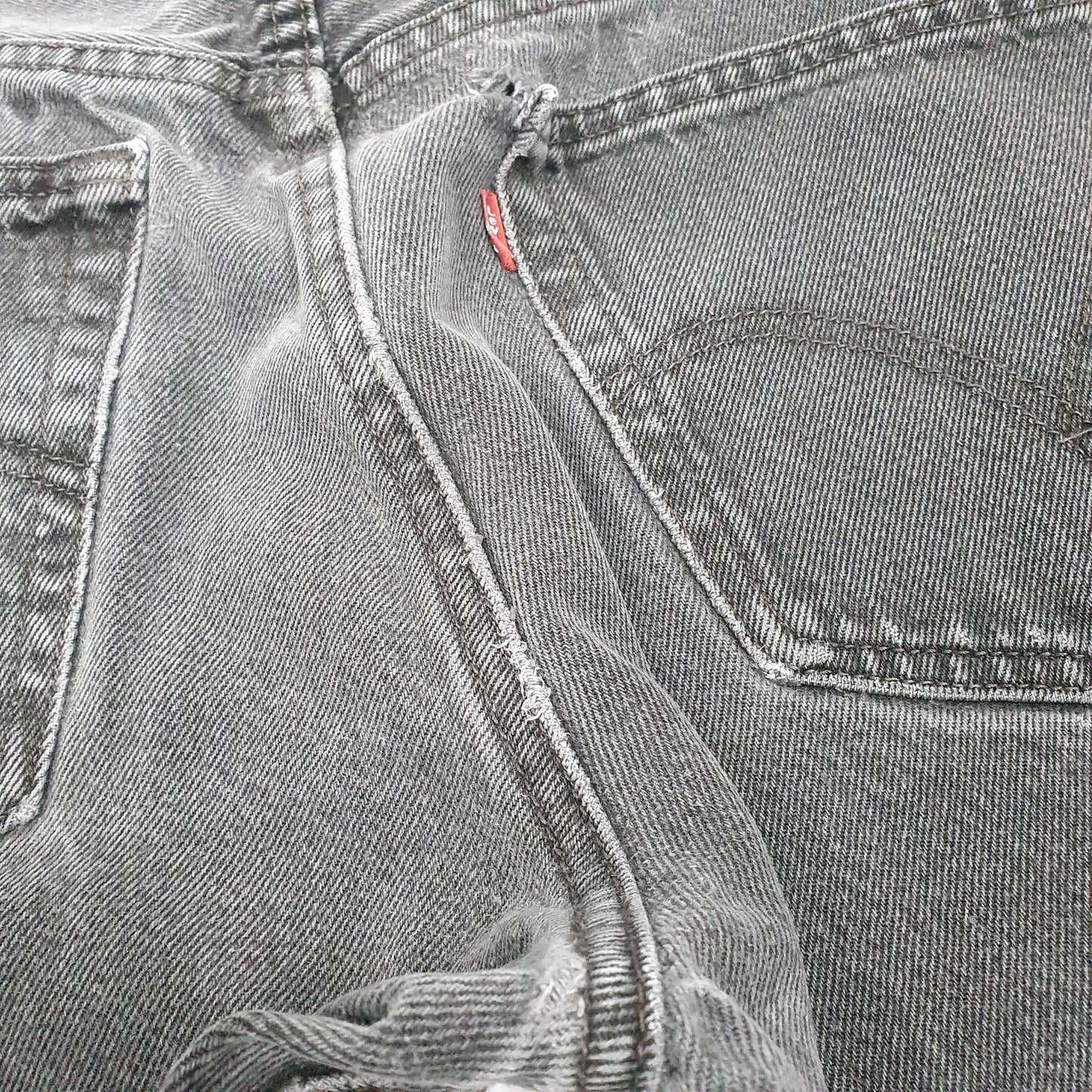 Levis 505 Regular Fit Jeans W38 L30 Grey