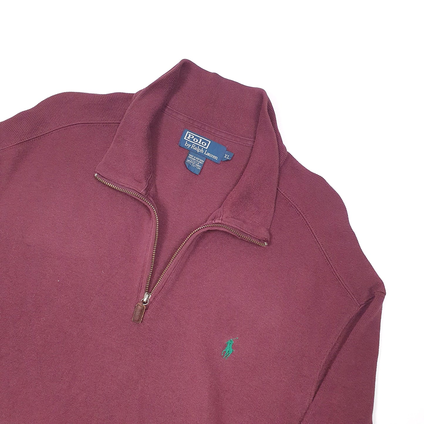 Polo Ralph Lauren Quarter Zip XL Burgundy