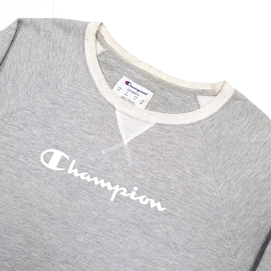 Champion Spellout Crewneck Grey