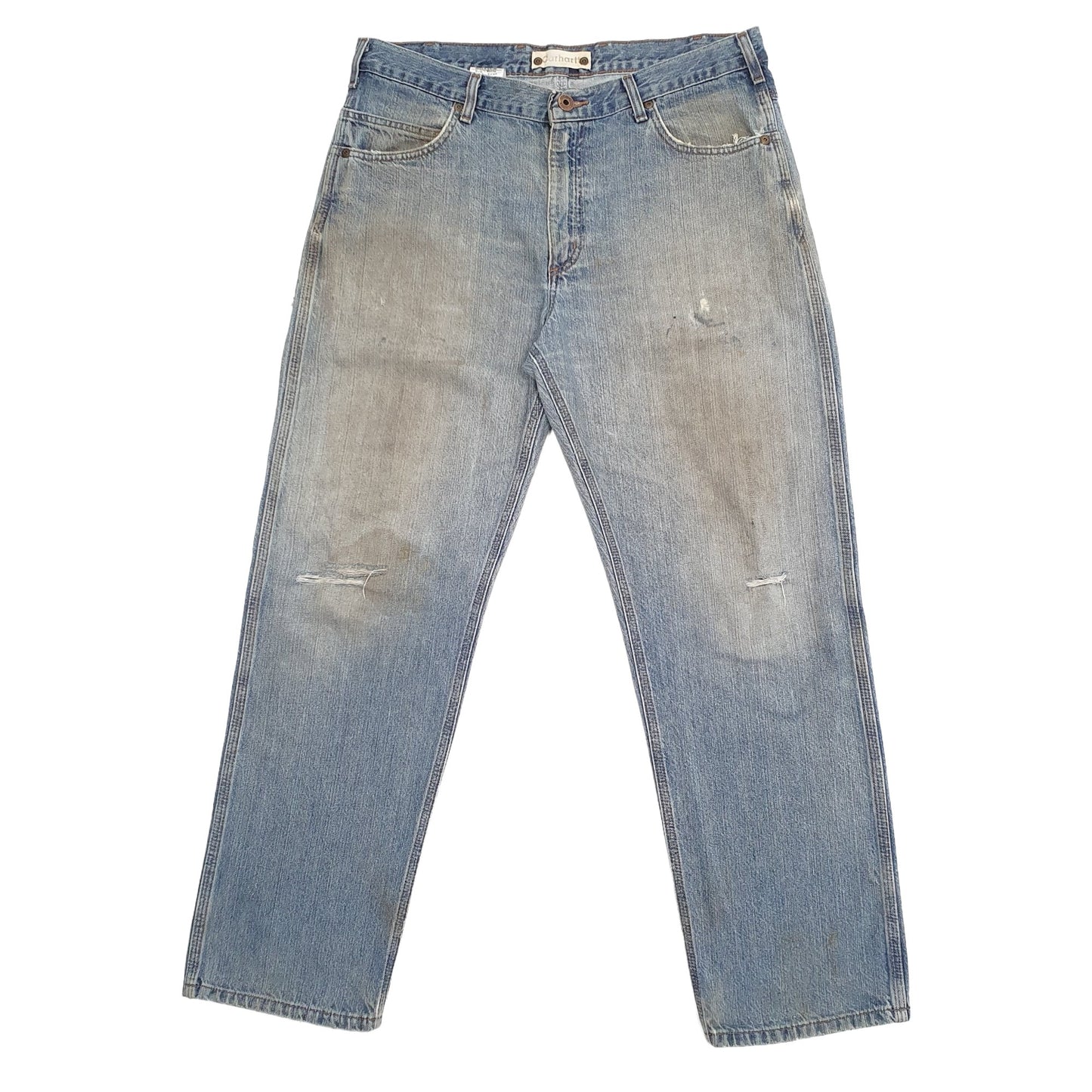 Mens Blue Carhartt  Carpenter JeansW36 L32