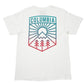 Mens White Columbia Sportswear  Short Sleeve T Shirt