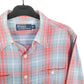 Ralph Lauren Flannel Shacket Long Sleeve Regular Fit Check Shirt Blue