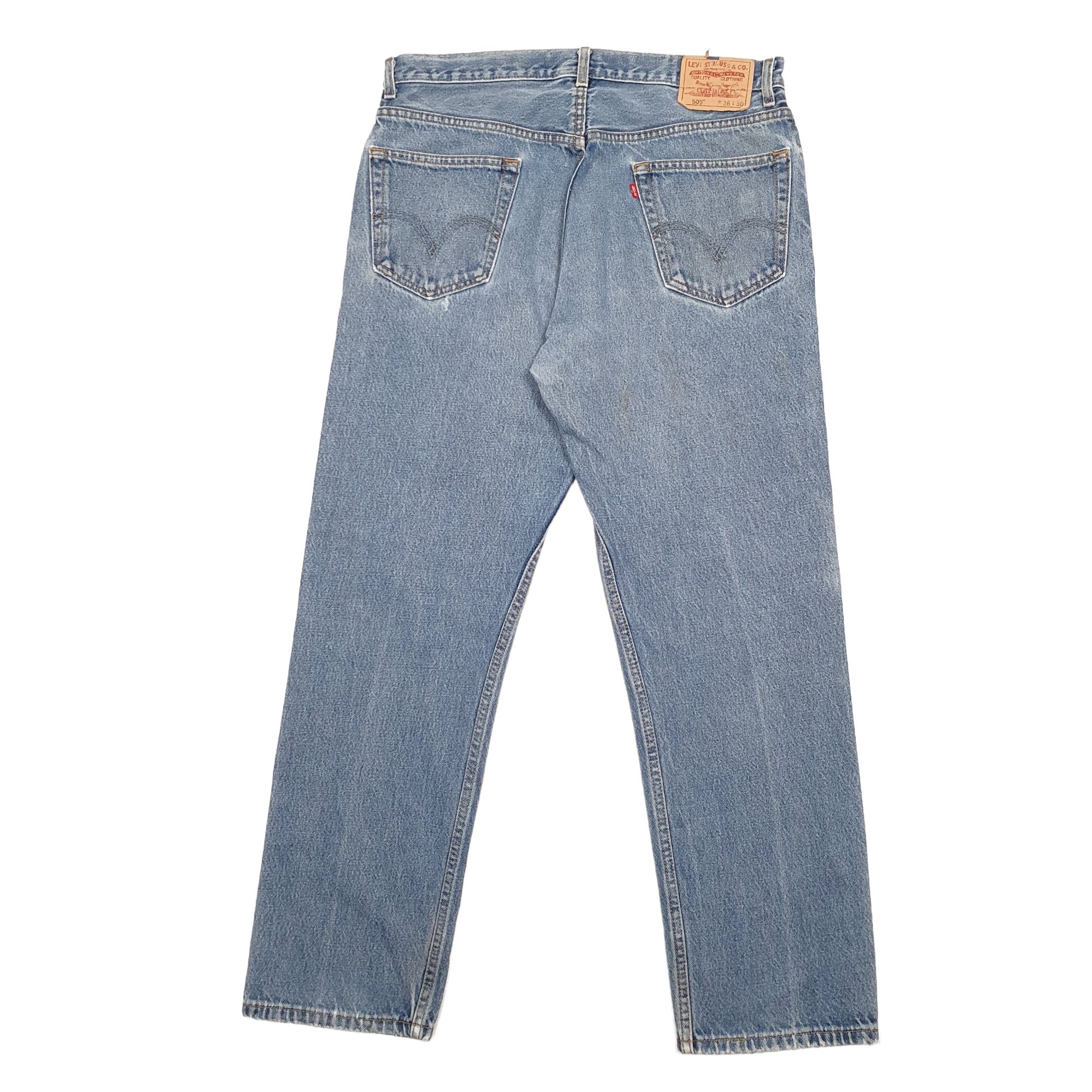 Mens Blue Levis  505 JeansW36 L30