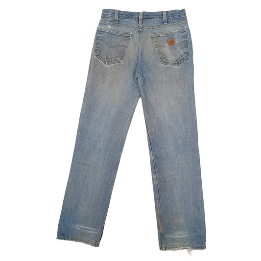 Mens Blue Carhartt  Carpenter JeansW32 L34