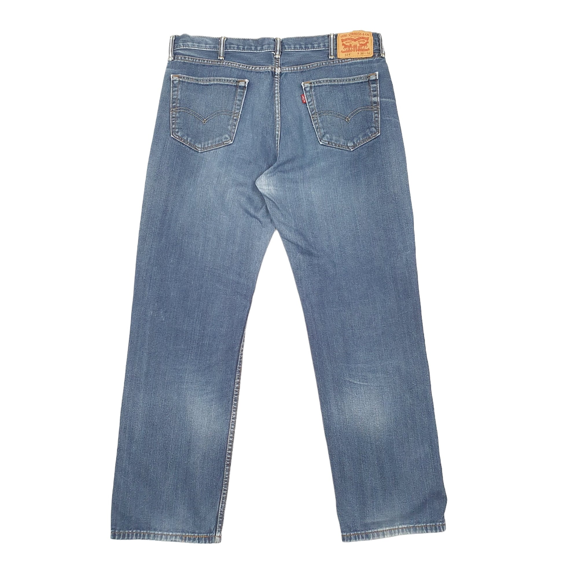 Levis 514 Straight Fit Jeans W38 L32 Blue