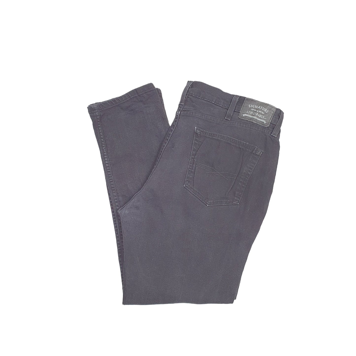 Levis Signature Skinny Fit Jeans W38 L27 Black