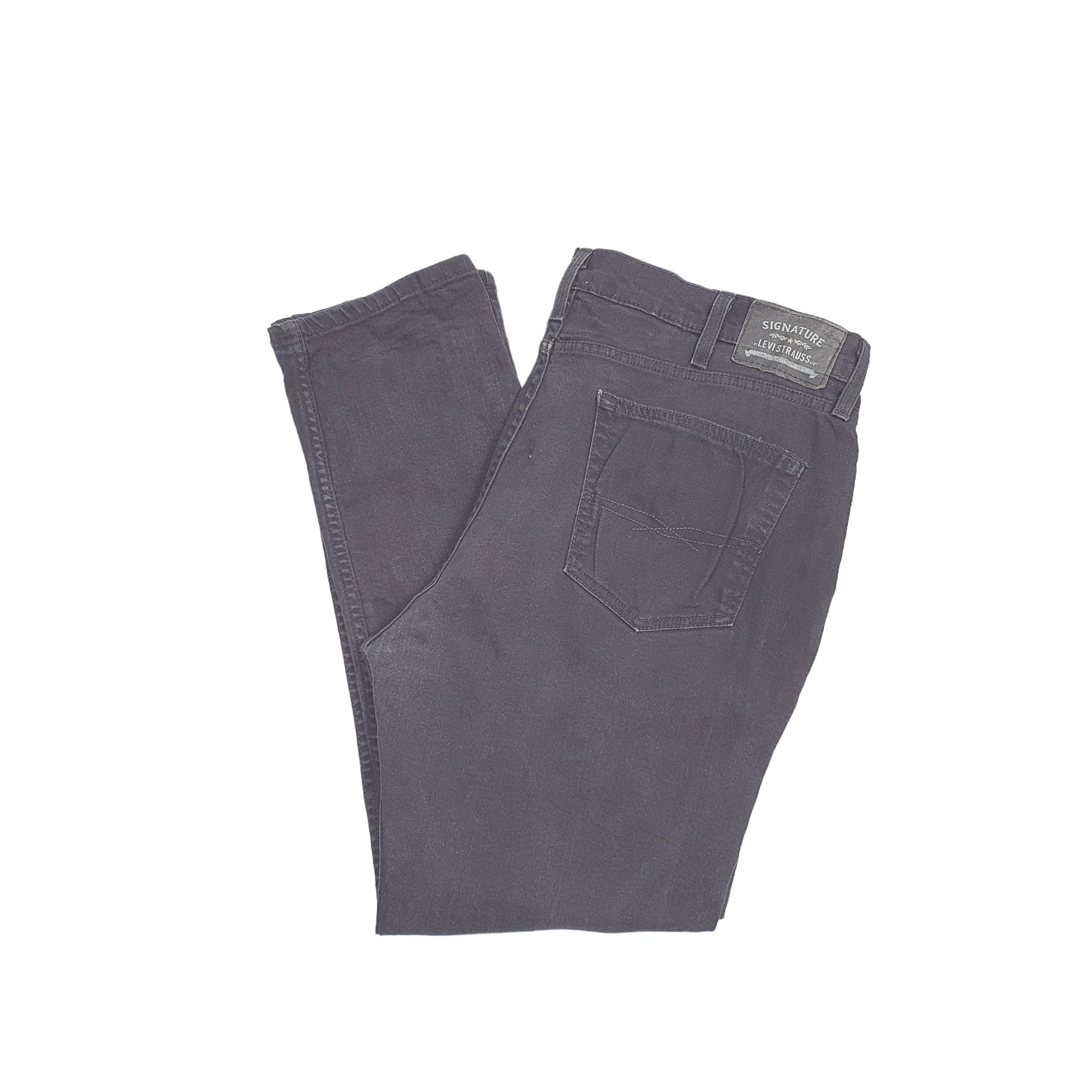 Levis Signature Skinny Fit Jeans W38 L27 Black