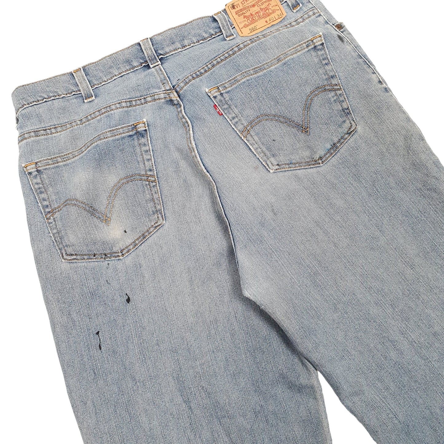 Levis 560 Loose Fit Jeans W40 L34 Blue