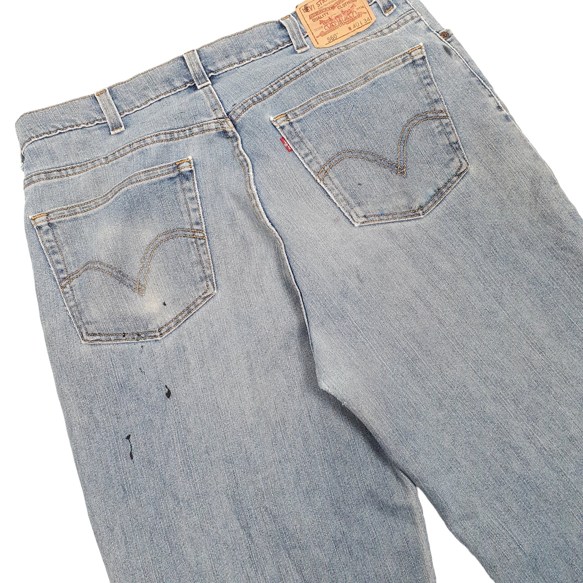 Levis 560 Loose Fit Jeans W40 L34 Blue