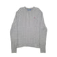 Polo Ralph Lauren Cable Knit Crewneck L Grey