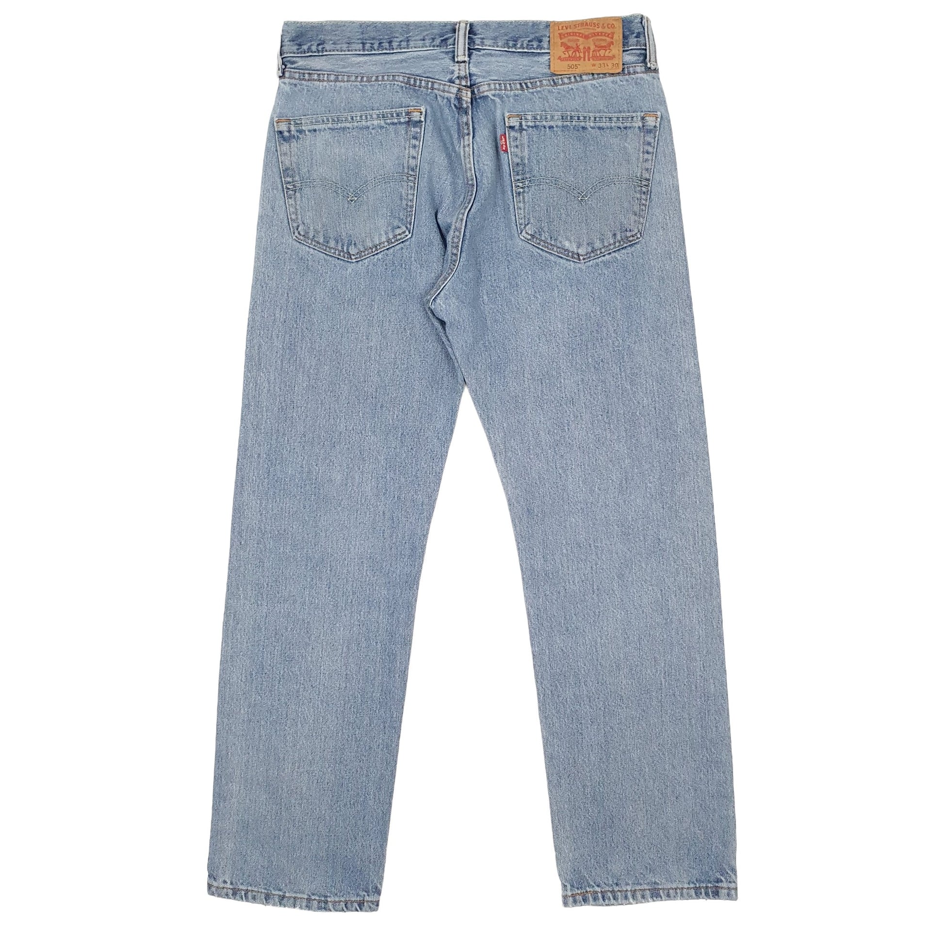 Levis 505 Regular Fit Jeans W33 L30 Blue