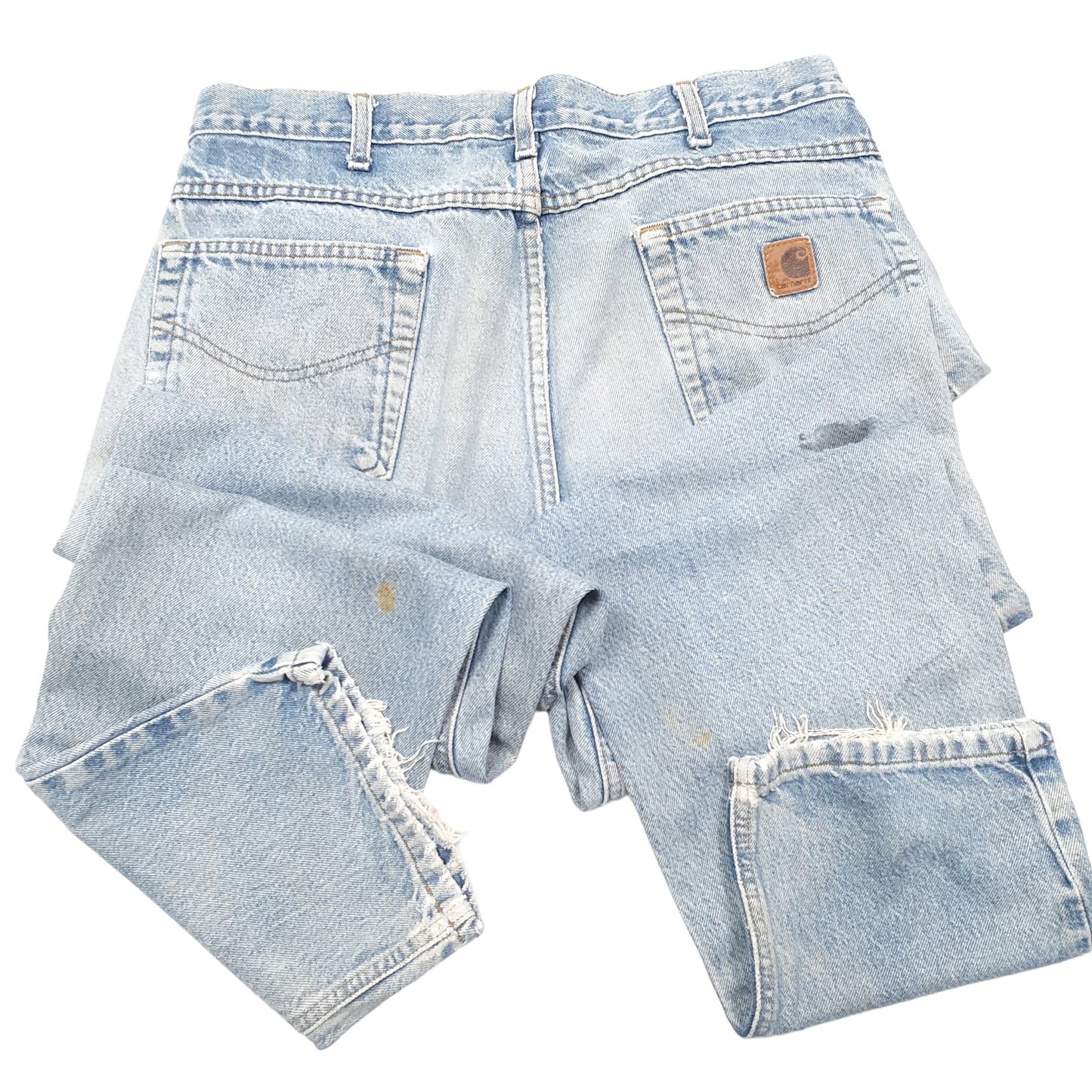 Mens Blue Carhartt Tapered Casual JeansW34 L34