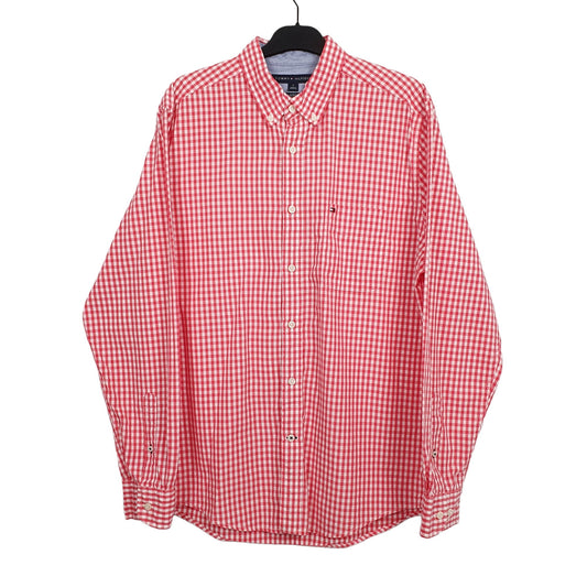 Red Tommy Hilfiger Long Sleeve Shirt