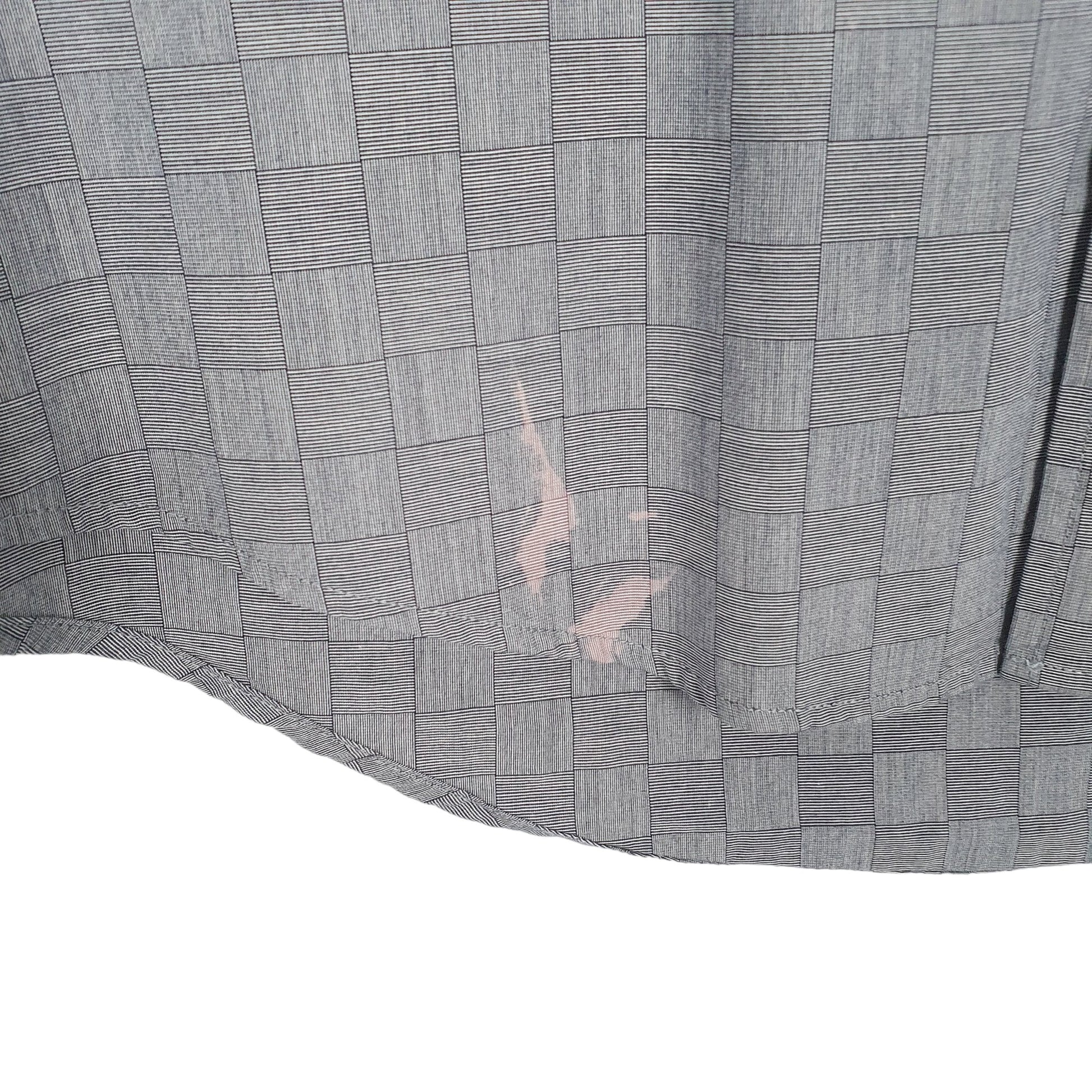 Tommy Hilfiger 80s 2PLY Long Sleeve Regular Fit Check Shirt Grey