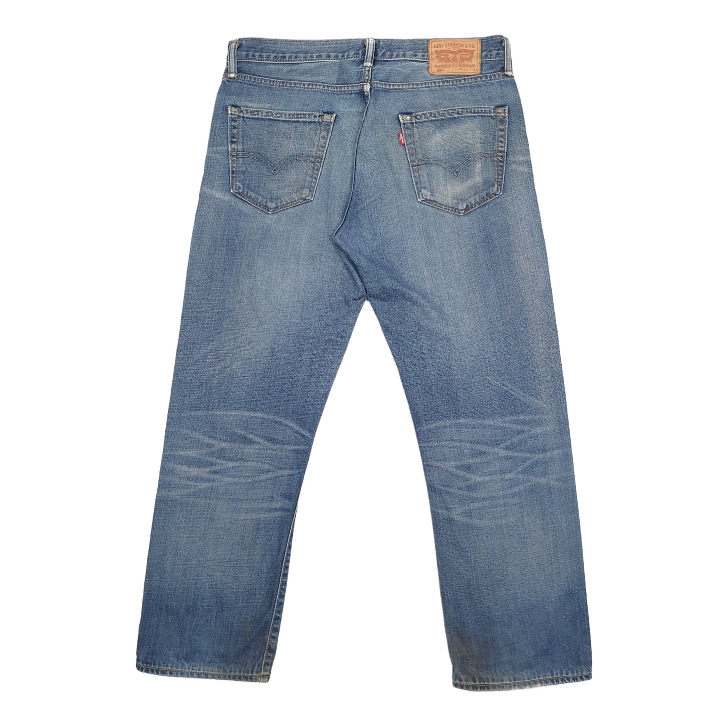 Mens Blue Levis  504 JeansW33 L28