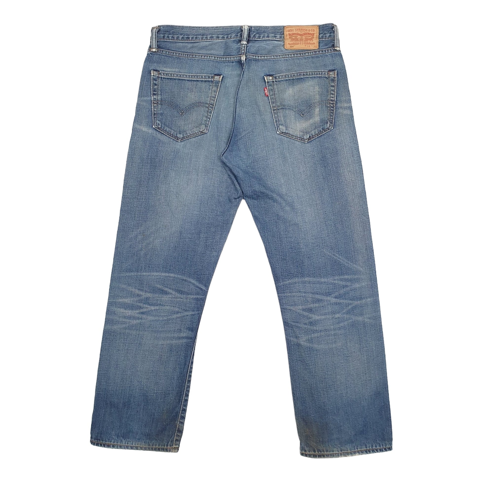 Mens Blue Levis  504 JeansW33 L28