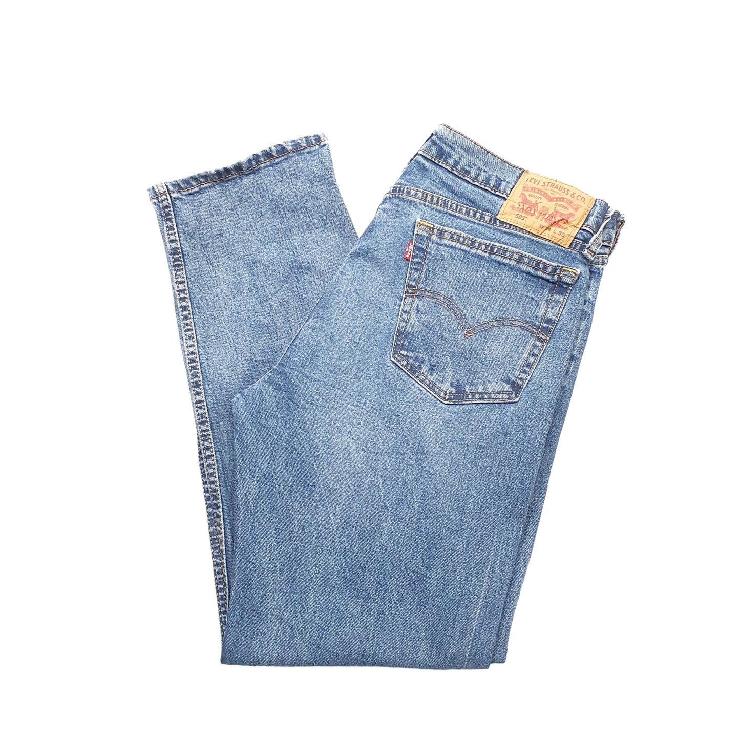 Levis 505 Regular Fit Jeans W34 L30 Blue