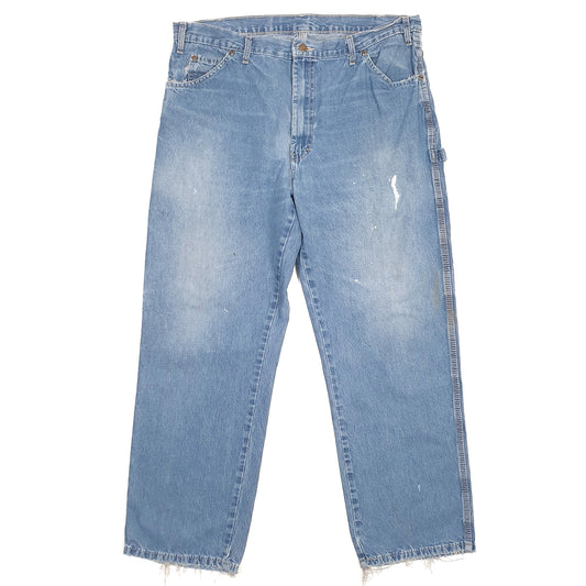 Dickies Casual Loose Fit Carpenter Jeans W38 L29 Blue
