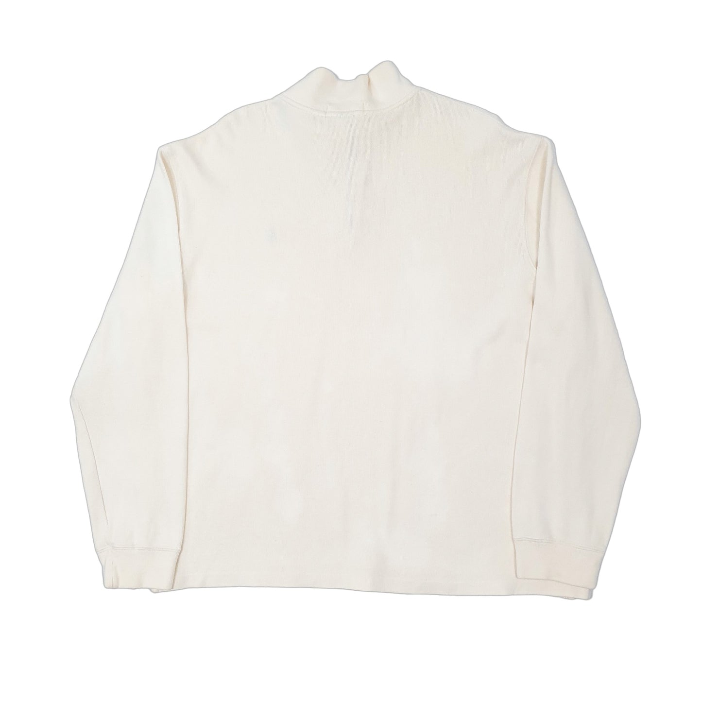 Mens Cream Polo Ralph Lauren  Quarter Zip Jumper