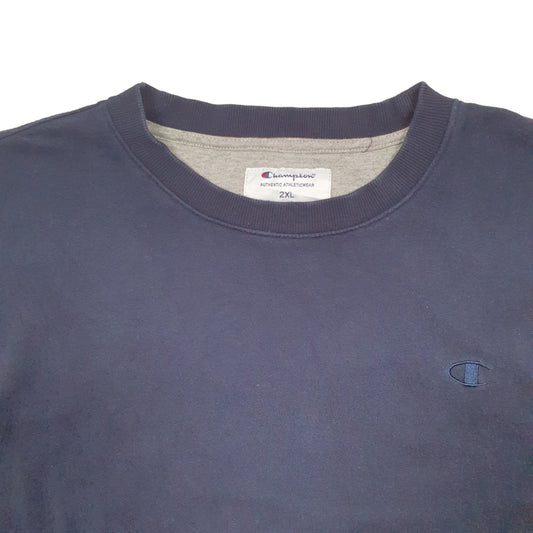 Mens Navy Champion  Crewneck Jumper