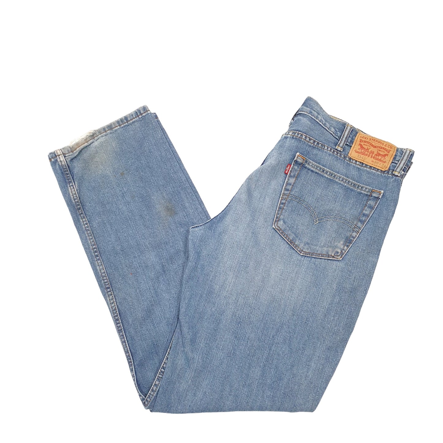 Mens Blue Levis  514 JeansW38 L34