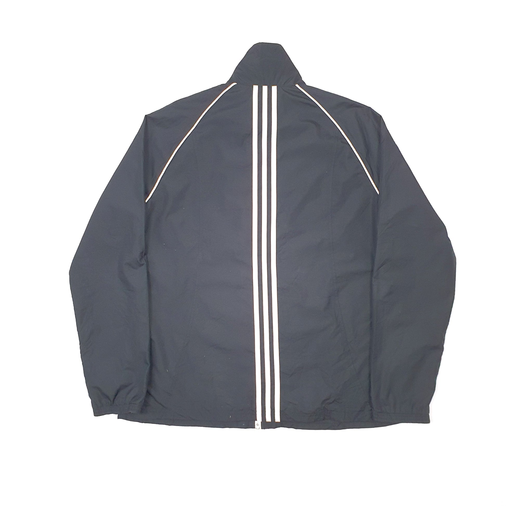 Womens Black Adidas  Windbreaker Coat