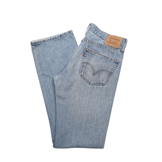 Levis 527 Bootcut Fit Jeans W32 L34 Blue