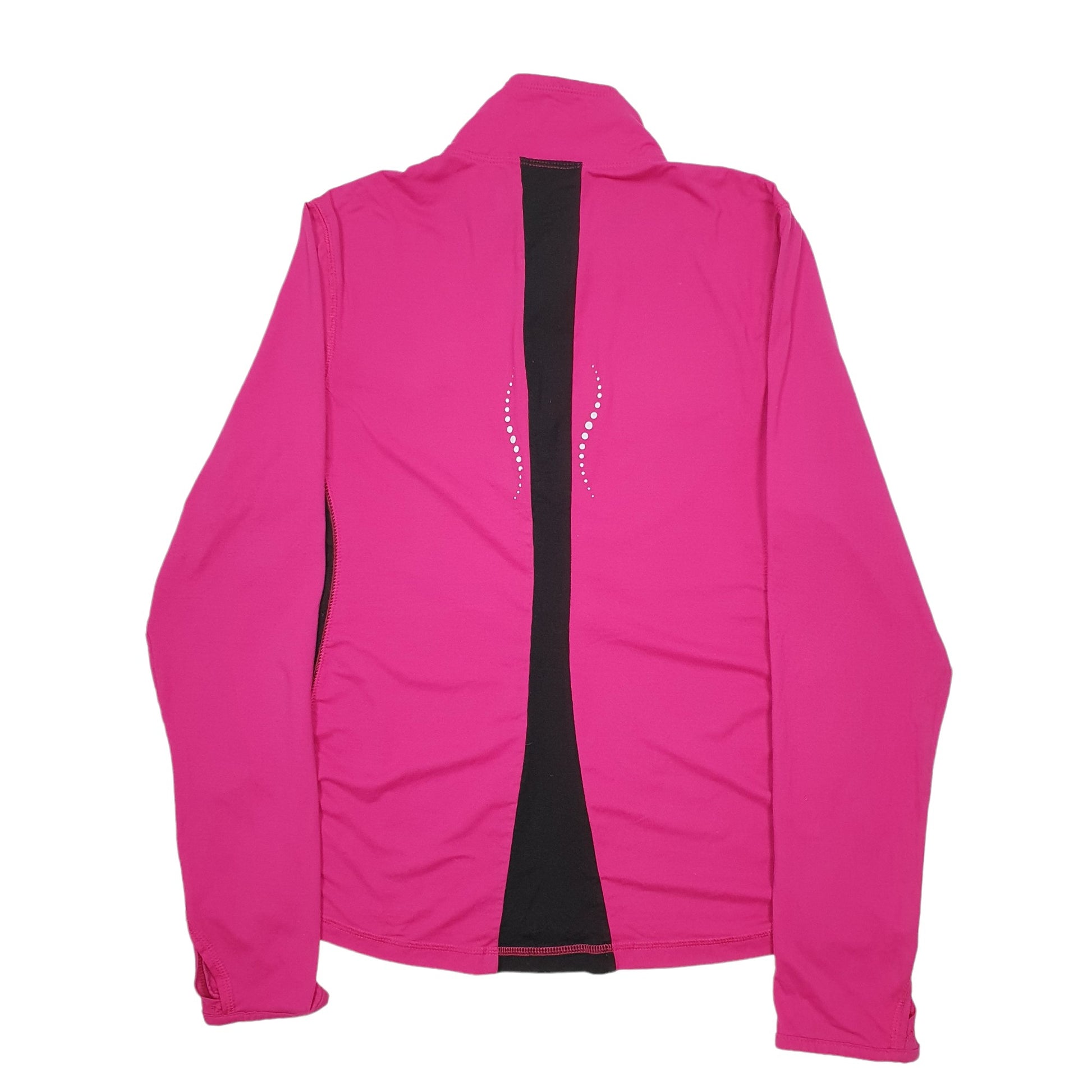 Womens Pink Champion DuoDry Active Running Sport Quarter Zip Jumper