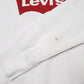 Mens White Levis  Hoodie Jumper